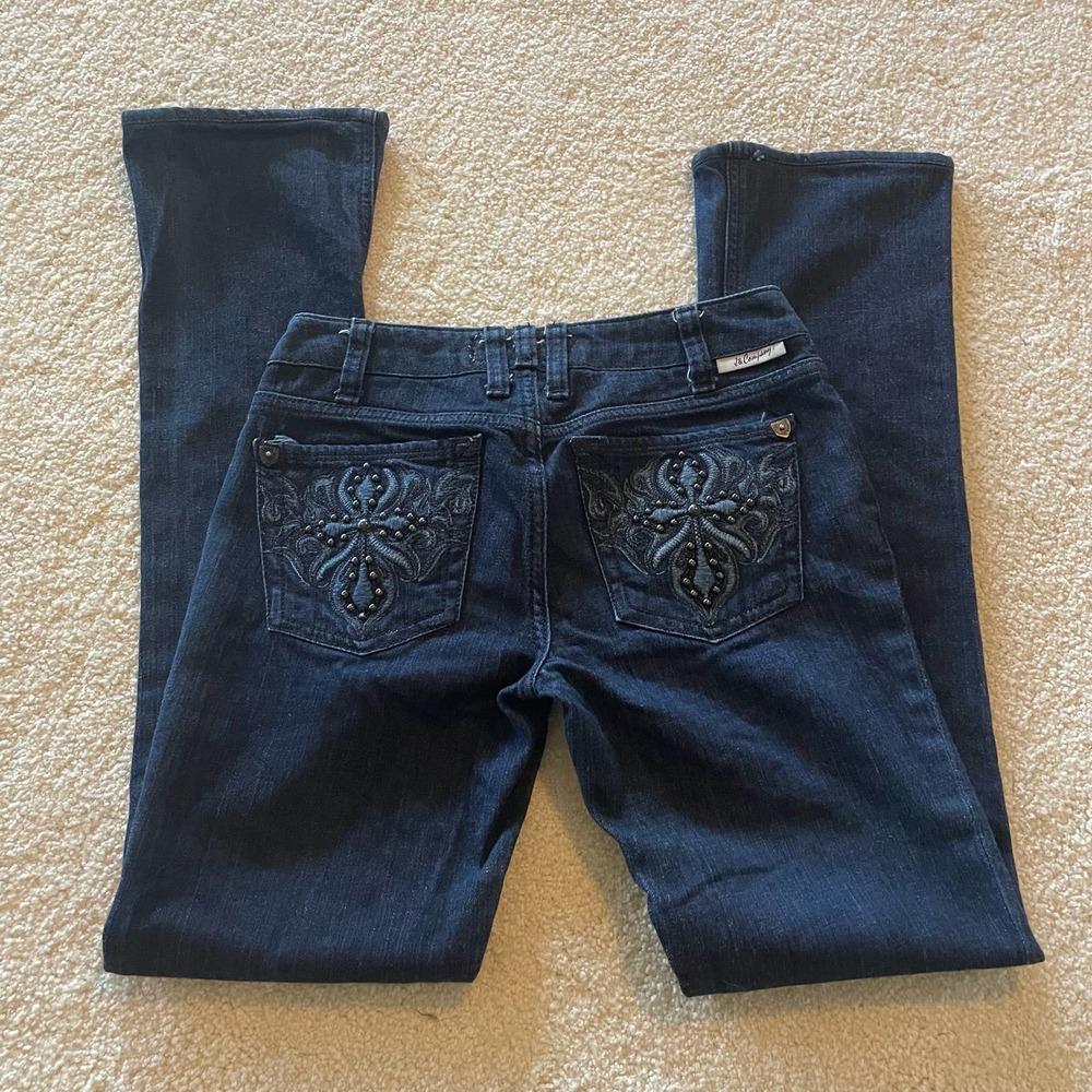y2k slim J & Company grunge jeans size 25